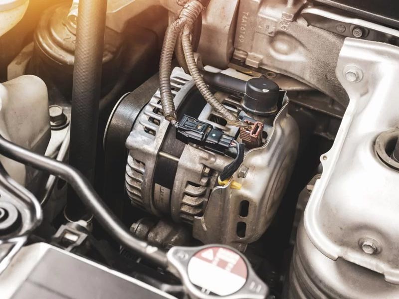 the serpentine belt in alternator functionality