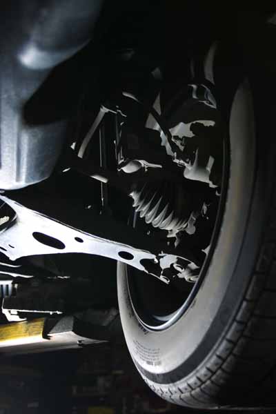 Tire and suspension of car